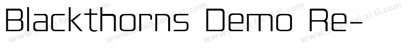 Blackthorns Demo Re字体转换